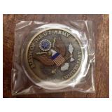 U.S. Army 250th Anniversary Challenge Coin â 1.57 U.S. Army 1775-2025 Commemorative Coin, Double-Sided Color High Relief Military Coin for Veterans & Collectors (U.S. Army) - Retail: $14"