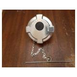 3in-8 NPSL Vented Fuel Tank Cap Fit for Freightliner & Mack & Volvo & Western Star & International Heavy Duty Trucks, Non-Locking, Female, Replace 2040856C91 16MF316 25195379