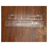 9.5â Large Acrylic Straw Holder for Cabinet Door - Reusable Tumbler Straw Organizer Storage, Small Kitchen Accessories Container, Ultra Sticky Cupboard Door Mounted (Transparent) - Retail: $14