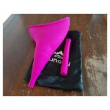 Female Urinal, Reusable Silicone Foolproof Women Pee Funnel Allows Women to Pee Standing Up, Women