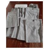 12Pack Curtain Weights, 16oz Outdoor Curtain Weights Bag, Drapery Weighted Bottom Gazebo Weights Sandbag with Holder Clip for Drapes Cabana Gazebo Pergola Garden (Gray) - Retail: $14