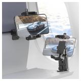 Airplane Phone Holder Mount, Portable Travel Essentials Cell Phone Stand with 360° Rotation, Plane Travel Handsfree Must Have, Universal Flying Accessory for iPhone 16 15 14 13 12 Pro Max Plus