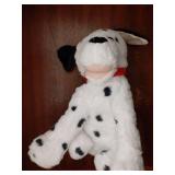 Dalmatian Stuffed Animal Dalmatian Puppy Dog Plush with Red Collar Plush Toy Gift for Kids 13 inches - Retail: $19