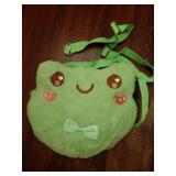 Crossbody Bag Purse for Women, Cute Kawaii Plush Backpack Wallet for Girls, Cartoon Animal Lolita Bag with Strap(Frog) - Retail: $8
