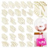 Self-Adhesive Chenille Letters Patches: NICEVINYL 104PCS White Preppy Letter Patches Stickers for Clothing Backpacks - Embroidered Cheille Initial Patch for DIY Decor - Retail: $25