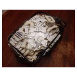 Self-Adhesive Chenille Letters Patches: NICEVINYL 104PCS White Preppy Letter Patches Stickers for Clothing Backpacks - Embroidered Cheille Initial Patch for DIY Decor - Retail: $25