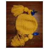 Halloween Cabbage Costume Baby Yarn Wig for Girl Infant Baby Cabbage Wigs for Boys Girls Infant Costume(Yellow,Cute)