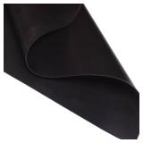 Black Silicone Rubber Sheet, 60A Durometer, 1/32 x 9 x 12 Commercial Grade, Made in the USA, No Adhesive Backing, High Temp Gasket Material - Retail: $10"