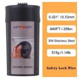 Safety Lockwire .021 (0.53mm),840FT 304 Stainless Steel Twist Safety Lock Wire Used for Repairing Motorcycles, Tie Things, Aircraft Safety Wire - Retail: $16"