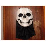 Ghost Skull Mask Full Face Unisex for War Game Outdoor Sport Halloween Cosplay (one Size, Mask) - Retail: $17