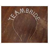 Gold Team Bride Headband Bachelorette Party Decorations Rhinestone Bridesmaid Headbands for Bridal Shower, Bachelorette Party, Wedding - Retail: $7