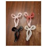 4 Pcs Bow Hair Clips Elegant Hair Claw Butterfly Hair Accessories for Girls Nonslip Butterfly Clips Hair Grips Styling Accessories for Women - Retail: $10