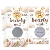 60 Pack Bear Baby Shower Scratch Off Cards We Can Bearly Wait Scratch Off Bear Theme Party Scratch Off Cards Baby Shower Gender Reveal Party Supplies