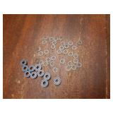 TRA Kit 5116 Ball Bearings, Blue Rubber Sealed 5x11x4mm (10) with 1985 PTFE-Coated Washers, 5x8x0.5mm (20) for Traxxas - Retail: $10