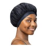 Satin Edge Bonnet (Black) - Retail: $6