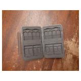24 Slots Water-Resistant & Anti-Shock Memory Card Case for 16 Micro SD Card & 8 SD/SDXC/SDHC Card with Rubber Interior Grey - Retail: $10