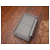 24 Slots Water-Resistant & Anti-Shock Memory Card Case for 16 Micro SD Card & 8 SD/SDXC/SDHC Card with Rubber Interior Grey - Retail: $10