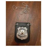 Dress Up America Police Badge for Kids - Pretend Play PD Badge with Chain & Belt Clip - Retail: $9