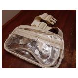 Clear Fanny Pack Crossbody Bag For Women And Men Belt Bag Gift For Women Bum Bag with Adjustable Strap for Sports Clear White - Retail: $8