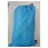 Inflatable Lounger Air Sofa Hammock, Inflatable Couch for Camping, Portable Waterproof Anti-Air Leaking Pouch Couch Air Chair for Outdoor, Beach, Hiking, Picnics, Music Festivals (Blue)