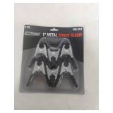 Tool Shop 1-inch Metal Spring Clamps Set of 6