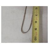 Sterling Silver Herringbone Chain Necklace