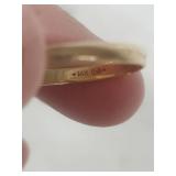 14k gold band ring