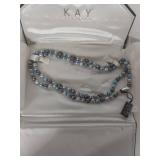 Kay Jewelers Multi-Color Pearl Sterling Silver Necklace