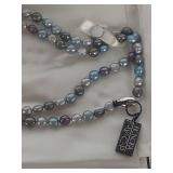 Kay Jewelers Multi-Color Pearl Sterling Silver Necklace