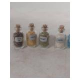 Crystal Collection in Mini Glass Bottles