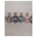 Crystal Collection in Mini Glass Bottles