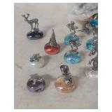 Glass Pewter Animal Figurine Collection