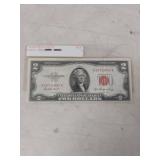 1953 $2 United States Note with Red Seal