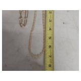 Pearl and Crystal Necklace Set with Bracelet