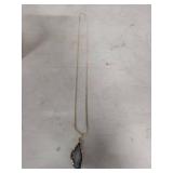 Natural Agate Slice Pendant Necklace