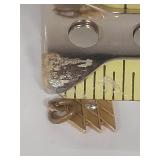 14K Gold Geometric Pendant