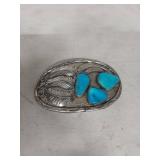 Southwest Turquoise Belt Buckle