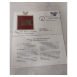 2003 Korean War Veterans Memorial Gold Stamp First Day Cover
