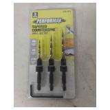 Performax 3-Piece Tapered Countersink Drill Bit Set