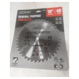 Tool Shop 10-inch General Purpose Saw Blade - 40 Teeth
