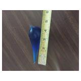 Blue Pilgrim Glass Bird Figurine