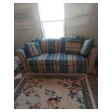 Southwestern Style Striped Sofa Hide-A-Bed