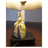 Victorian Style Porcelain Figure Table Lamp