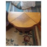 Art Deco Style Half Round Two-Tier Side Tables