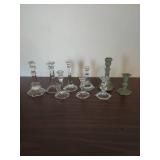 Glass Candlestick Holders Collection