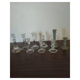 Glass Candlestick Holders Collection
