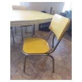 1950s Chrome and Formica Kitchen Table Set with 3 Chairs