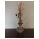 Clay Vase with Elephant Head Design