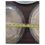 Silverplate Pitcher and Platters