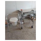 Medical Equipment Set - Walker and Commode